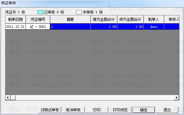 用友T3怎么审核凭证和取消审核凭证,如何审核或反审核凭证,只有一个用户怎么设置不审核?(图7) 用友T3怎么审核凭证和取消审核凭证,如何审核或反审核凭证,只有一个用户怎么设置不审核?(图7)